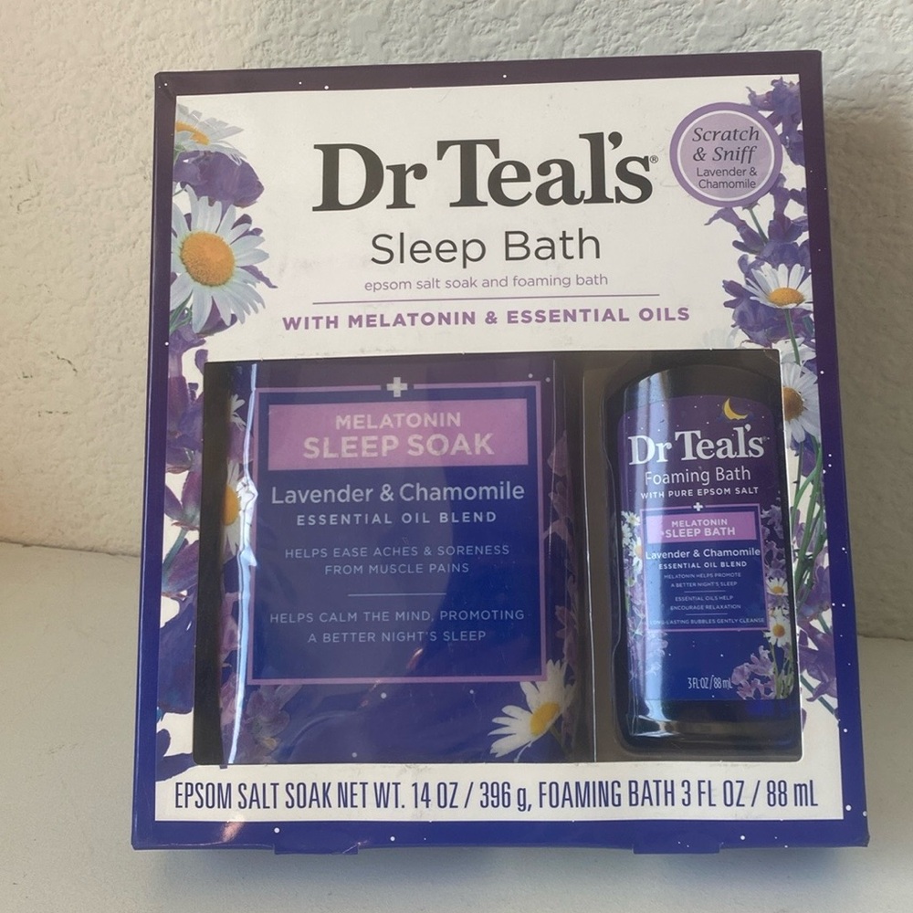 Dr Teal's Lavender & Chamomile Sleep Bath Set